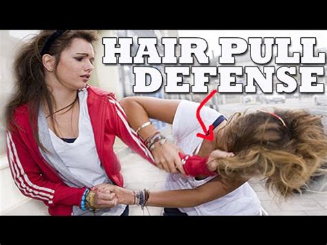 What to do if a girl pulls your hair in a fight?