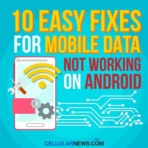 What to do if mobile data is not working?