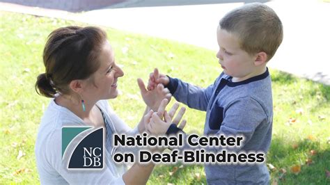 What to do if someone is blind and deaf?