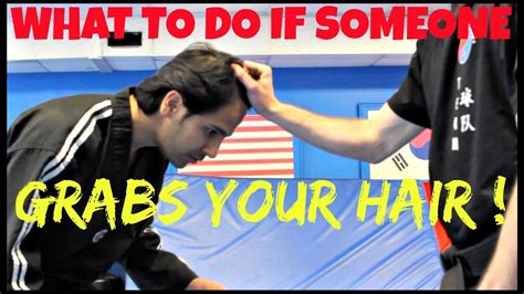 What to do if someone pulls your hair?