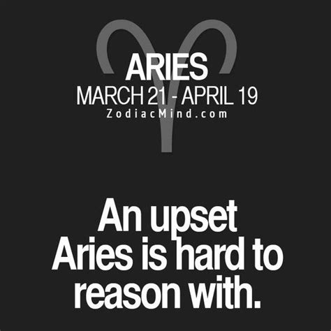 What to do when Aries is upset?