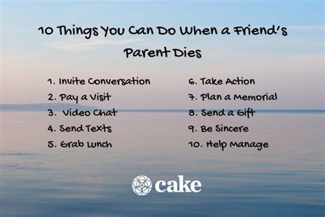 What to do when a friends father dies?