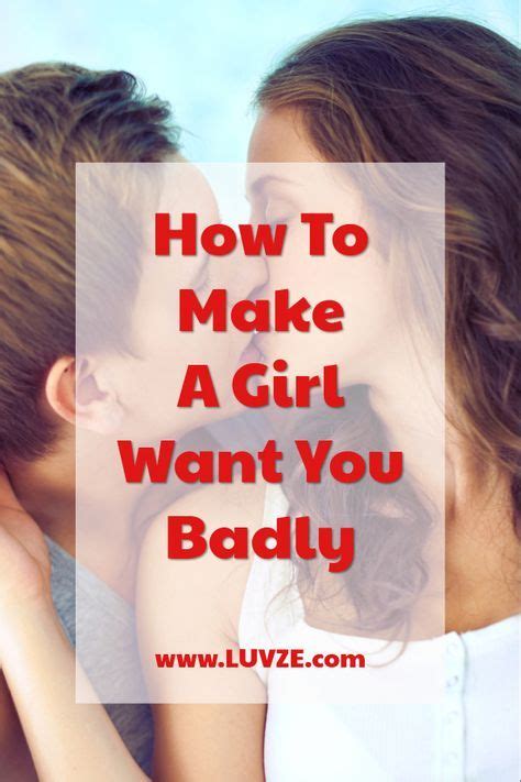 What to do when a girl wants you?