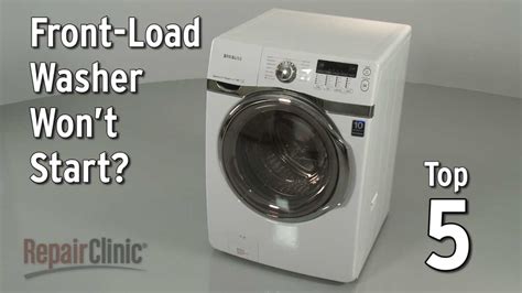 What to do when washer won t start?