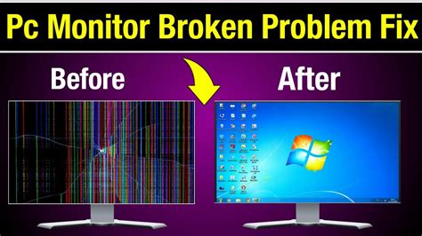 What to do with broken monitor?