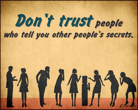 What to say if you don t trust someone?