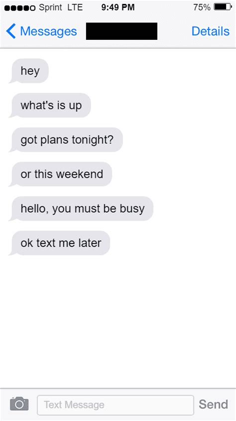What to say to a girl who replies late?