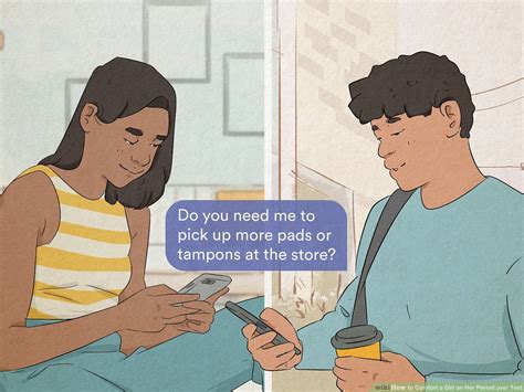 What to text a girl on her period?