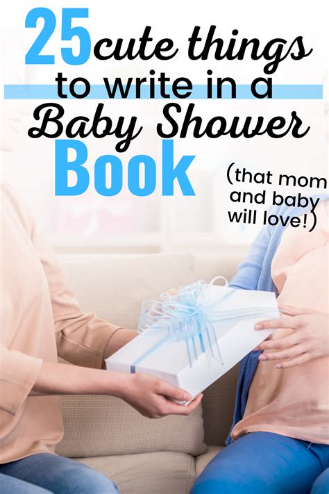 What to write in a baby shower book funny?