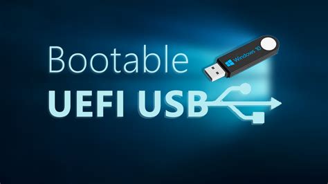 What tool creates UEFI bootable USB?