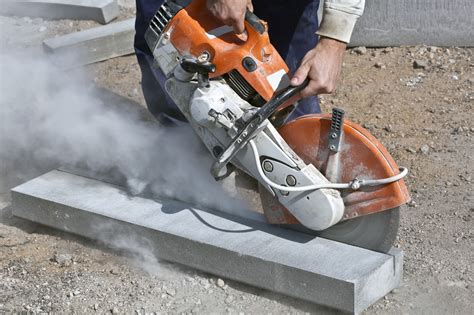 What tool cuts through concrete?