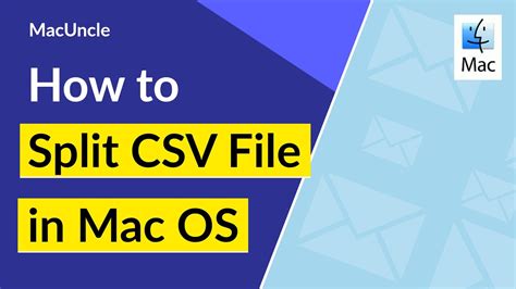What tool is used to split CSV files?