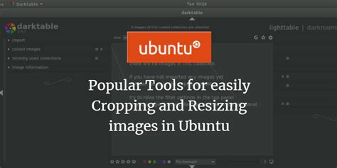 What tool to crop images in Ubuntu?