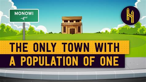 What town has a population of 1?