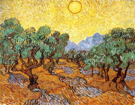 What tree did Van Gogh paint?