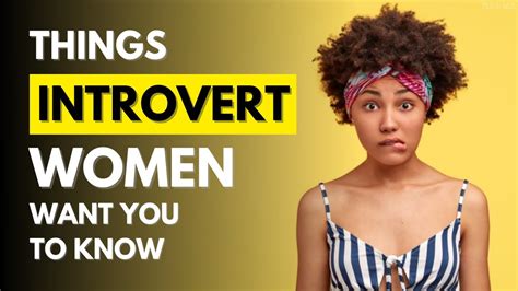 What turns on an introvert woman?