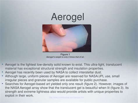 What type of aerogel does NASA use?