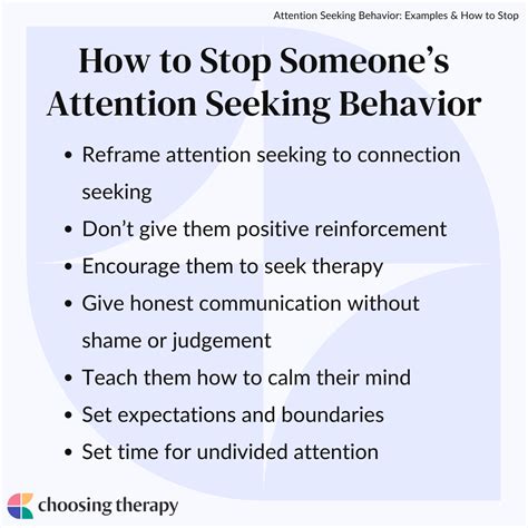What type of behavior is attention-seeking?