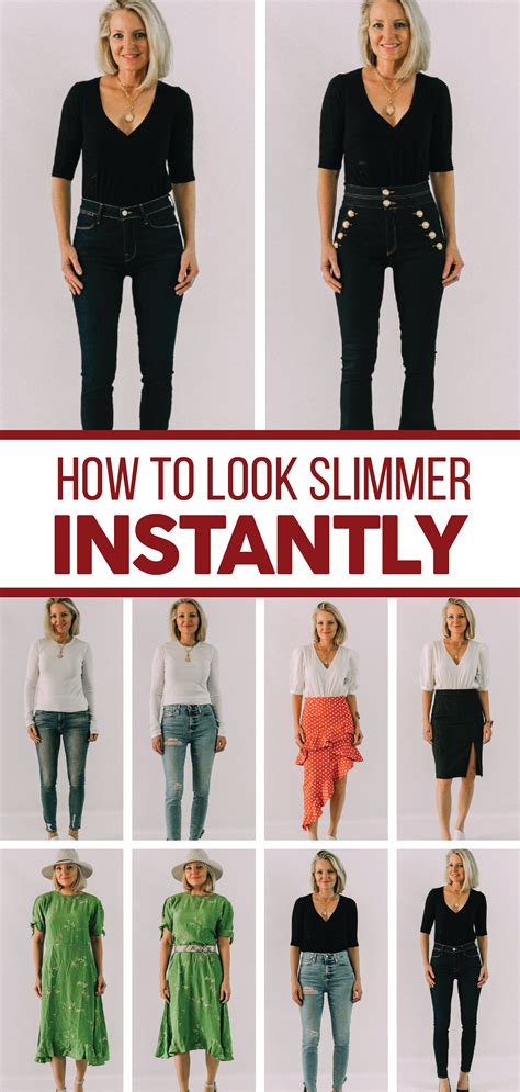 What type of clothes make you look slimmer?