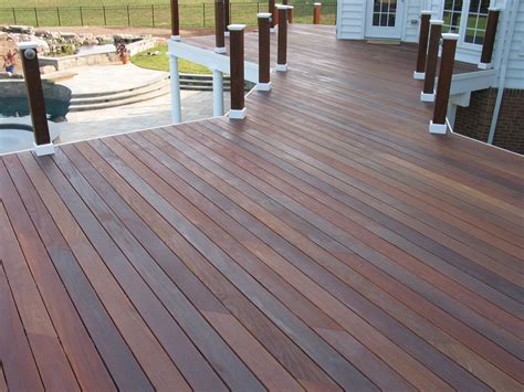 What type of decking is often more expensive and durable than wood?