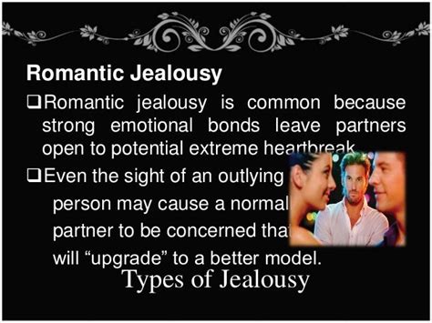 What type of jealousy is romantic?