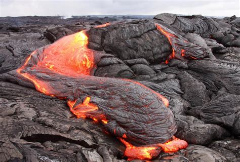 What type of lava is black?