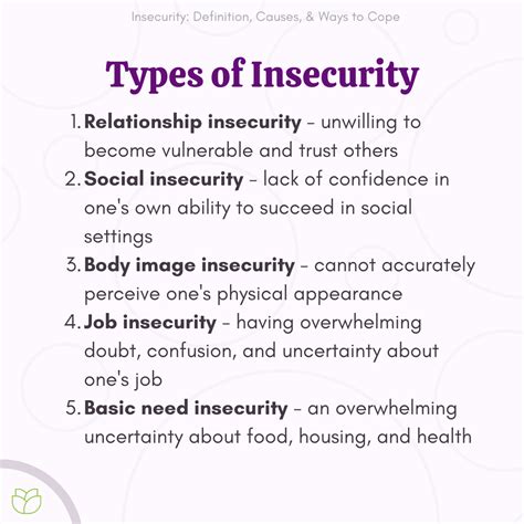 What type of personality is insecure?
