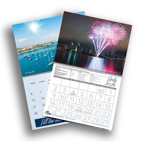What type of printer is used to print calendars?