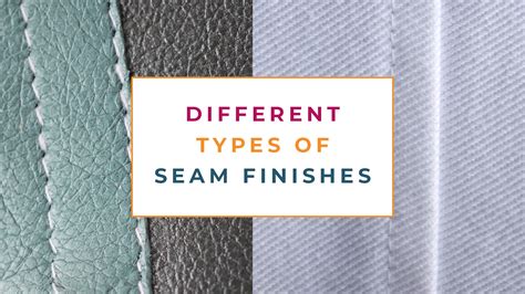 What type of seam is flat?