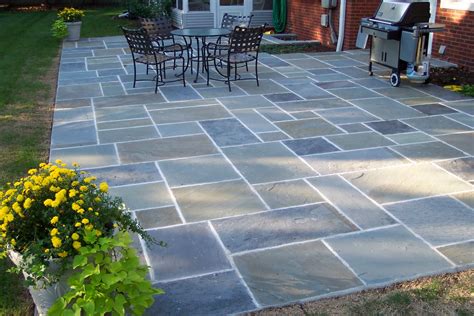 What type of stone is best for patios?