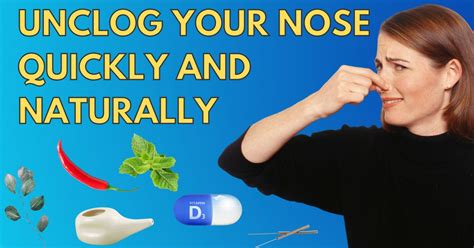 What unblocks your nose overnight?