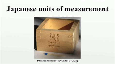 What unit of measurement is Japan?