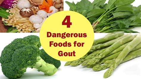 What vegetable is bad for gout?