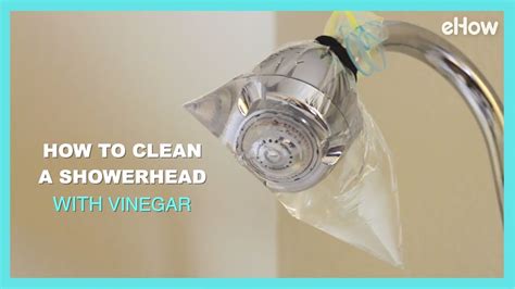 What vinegar is best for cleaning shower heads?