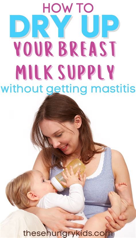 What vitamin dries up breast milk?