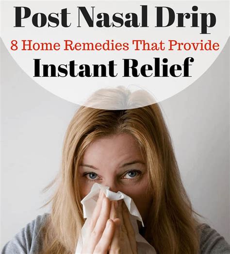 What vitamin is good for post-nasal drip?