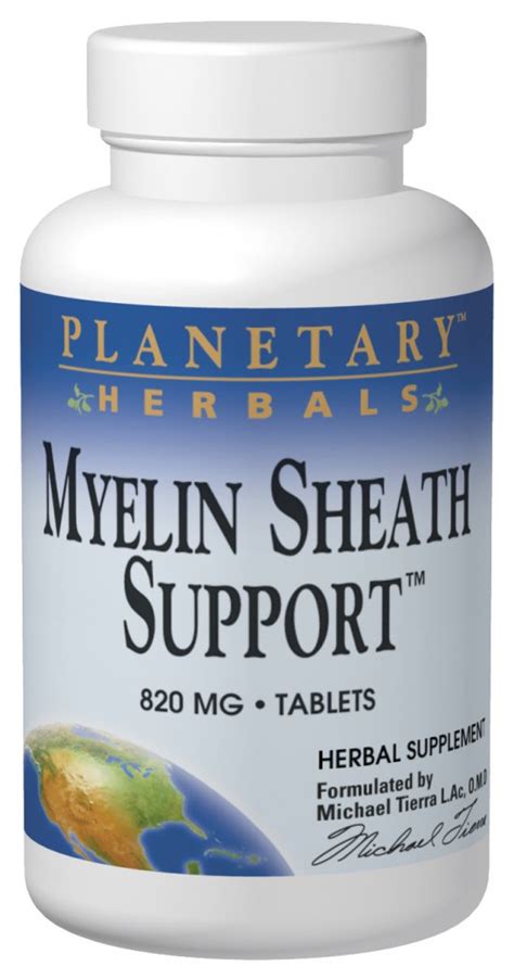 What vitamins repair myelin sheath?