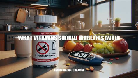 What vitamins should diabetics avoid?