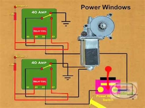 What voltage is a window motor?