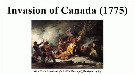 What was Canada called in 1775?