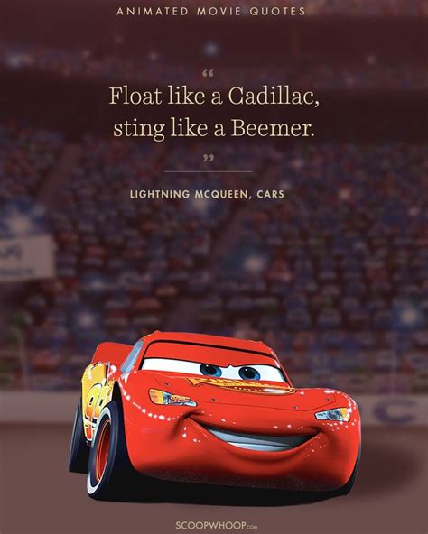 What was Lightning McQueen saying?
