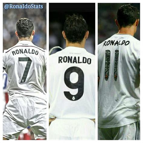 What was Ronaldo's first number?