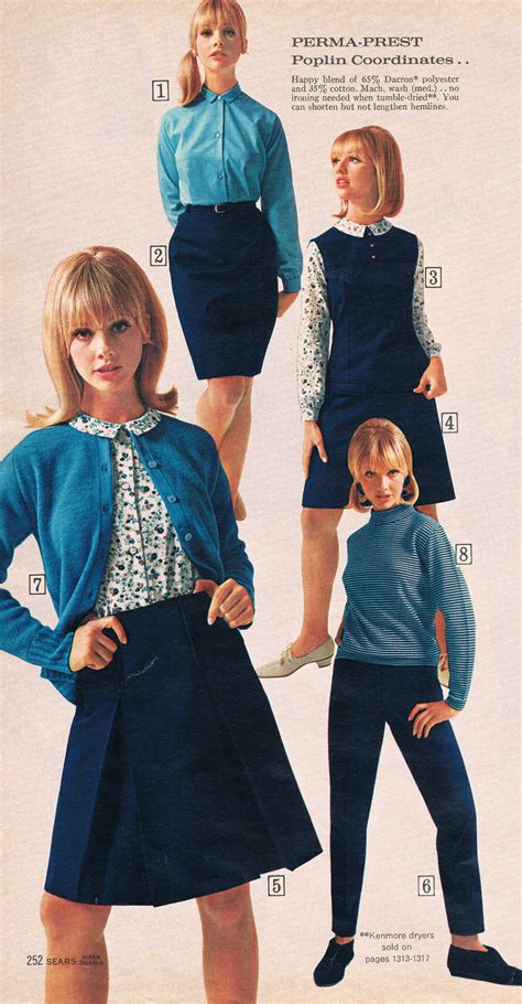 What was a popular clothing brand in the 60s?