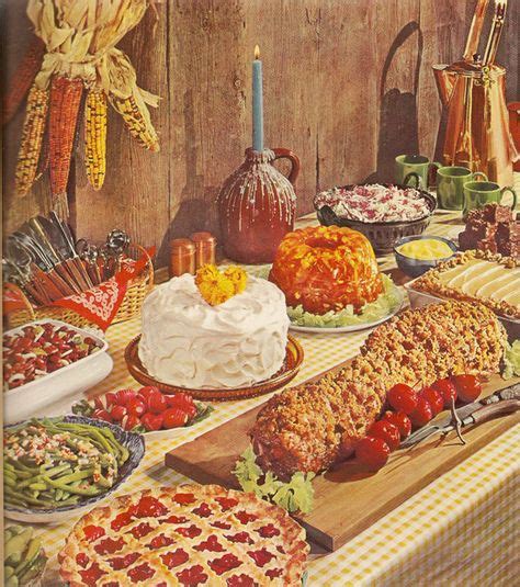 What was party food in the 60s?