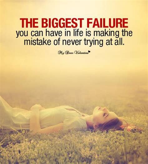 What was the biggest failure of your life?