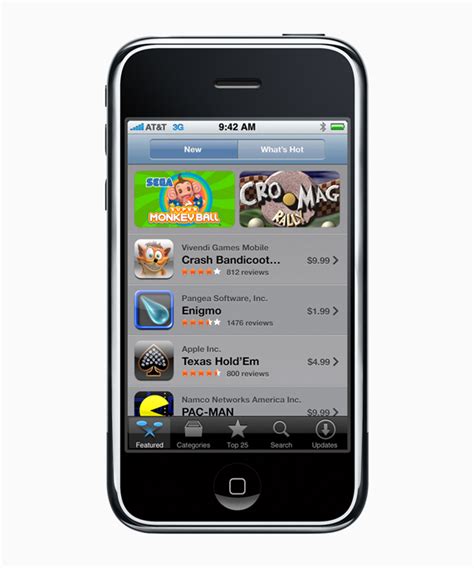 What was the first app on a iPhone?