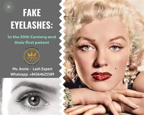 What was the first fake eyelashes?