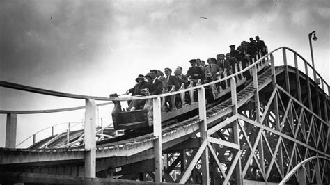 What was the first real roller coaster?