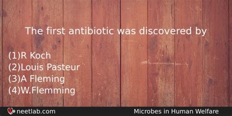 What was the first true antibiotic?
