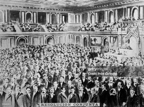 What was the joint resolution of 1898 in Cuba?